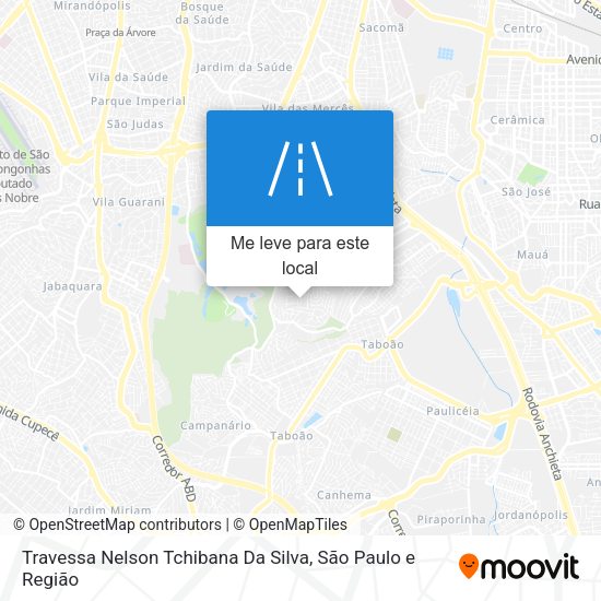 Travessa Nelson Tchibana Da Silva mapa