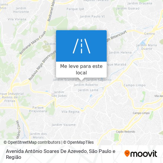 Avenida Antônio Soares De Azevedo mapa