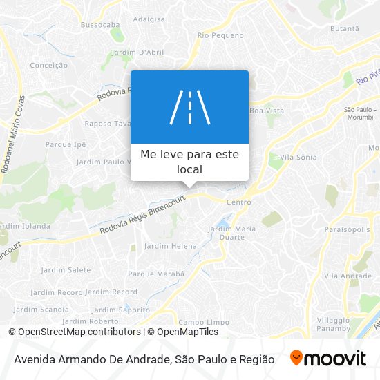 Avenida Armando De Andrade mapa