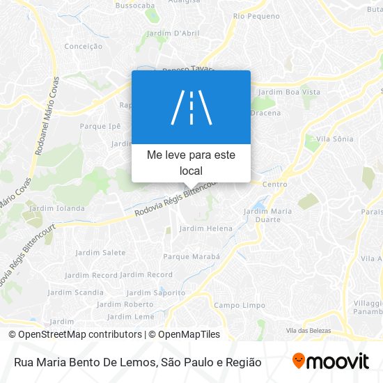 Rua Maria Bento De Lemos mapa