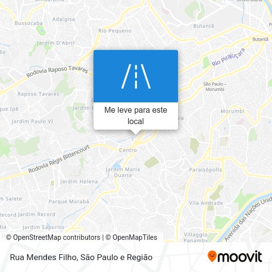 Rua Mendes Filho mapa