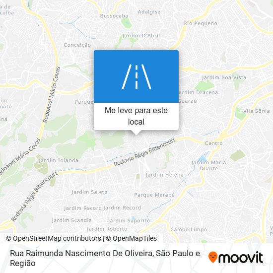 Rua Raimunda Nascimento De Oliveira mapa