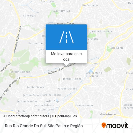 Rua Rio Grande Do Sul mapa