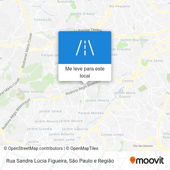 Rua Sandra Lúcia Figueira mapa