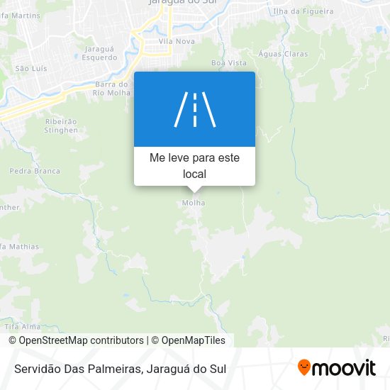 Servidão Das Palmeiras mapa