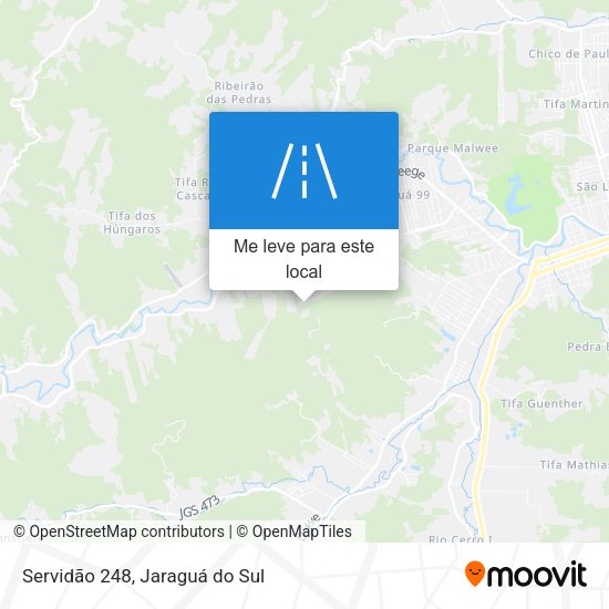 Servidão 248 mapa