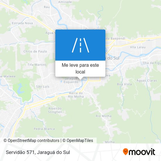 Servidão 571 mapa