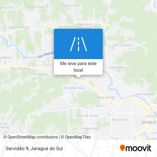 Servidão 9 mapa