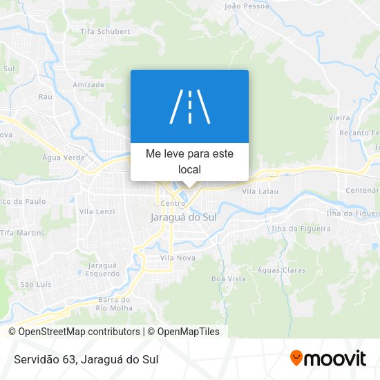 Servidão 63 mapa