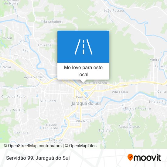 Servidão 99 mapa