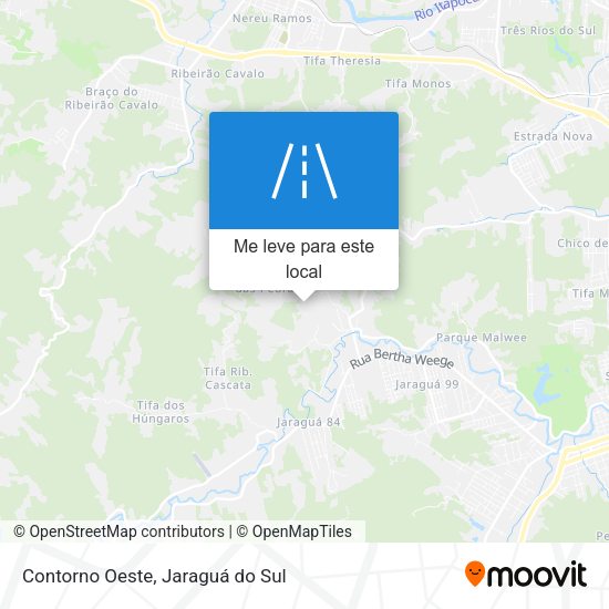 Contorno Oeste mapa