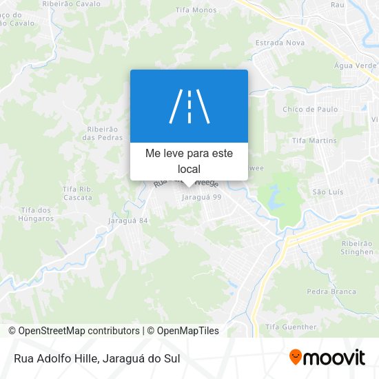 Rua Adolfo Hille mapa