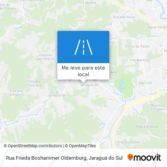 Rua Frieda Boshammer Oldemburg mapa