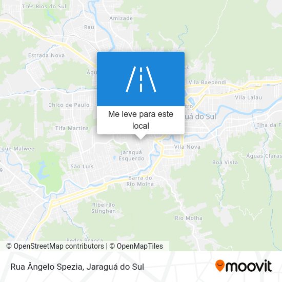 Rua Ângelo Spezia mapa