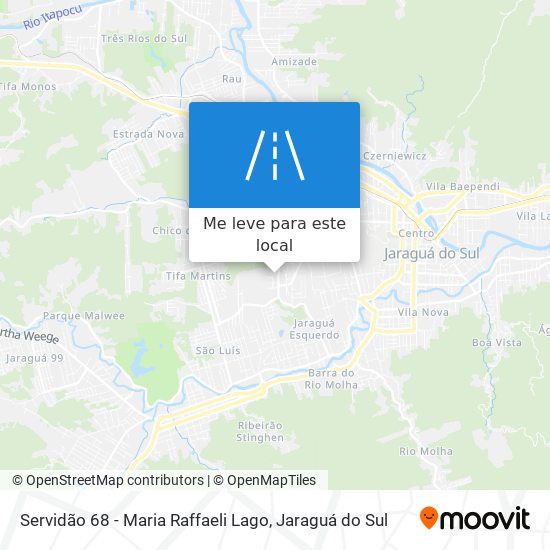 Servidão 68 - Maria Raffaeli Lago mapa