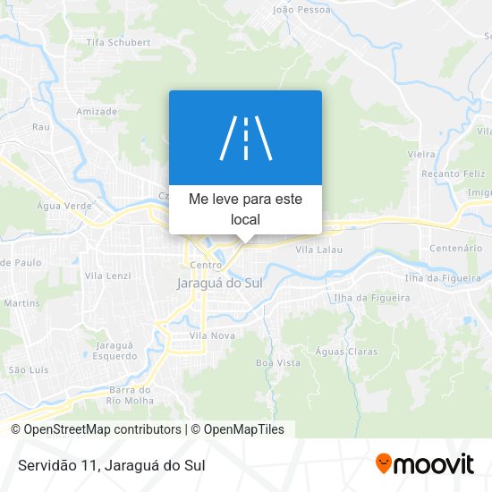 Servidão 11 mapa