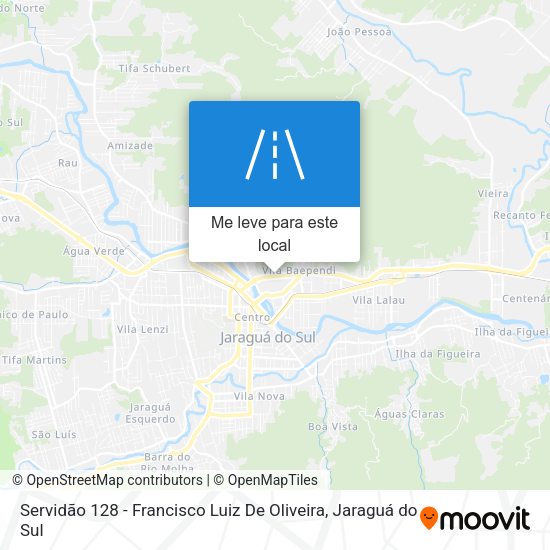 Servidão 128 - Francisco Luiz De Oliveira mapa