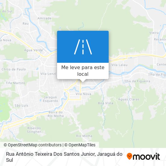 Rua Antônio Teixeira Dos Santos Junior mapa