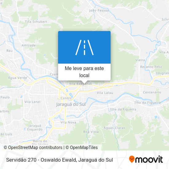 Servidão 270 - Oswaldo Ewald mapa