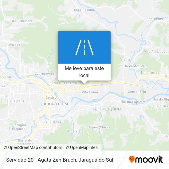 Servidão 20 - Agata Zeh Bruch mapa