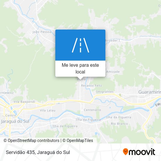 Servidão 435 mapa