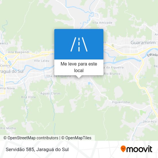 Servidão 585 mapa