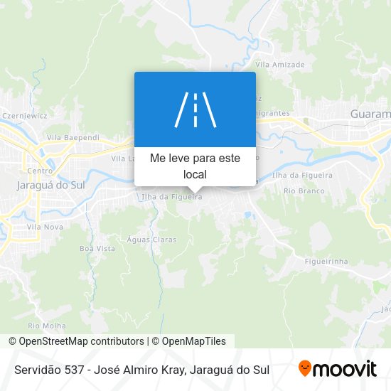Servidão 537 - José Almiro Kray mapa