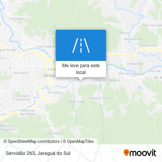 Servidão 263 mapa