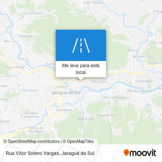 Rua Vítor Sotero Vargas mapa
