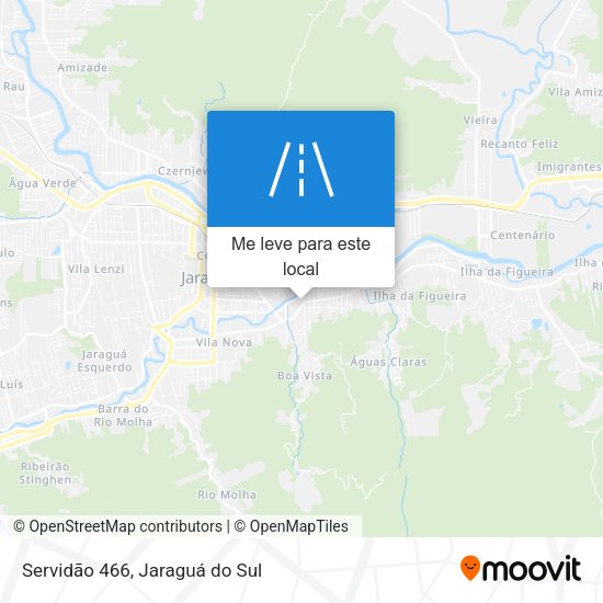 Servidão 466 mapa