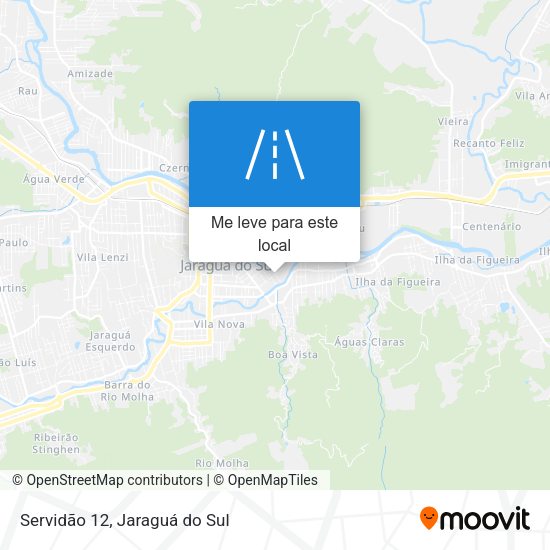 Servidão 12 mapa