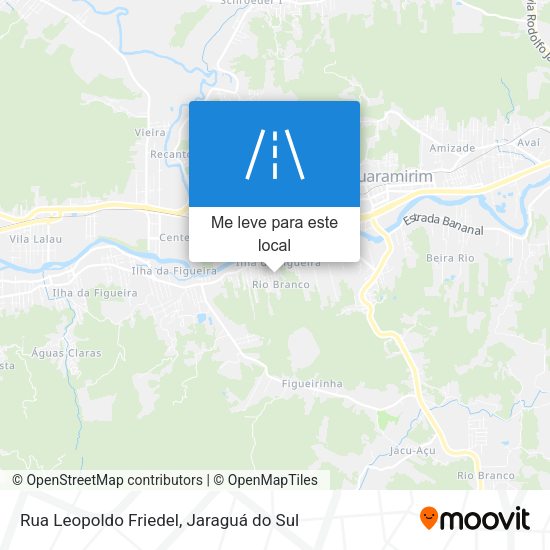 Rua Leopoldo Friedel mapa