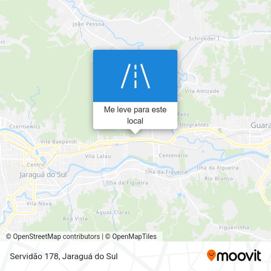 Servidão 178 mapa