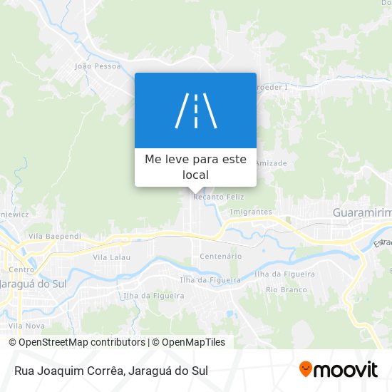 Rua Joaquim Corrêa mapa