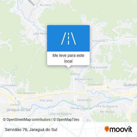 Servidão 76 mapa