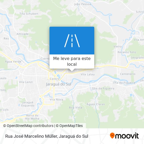 Rua José Marcelino Müller mapa