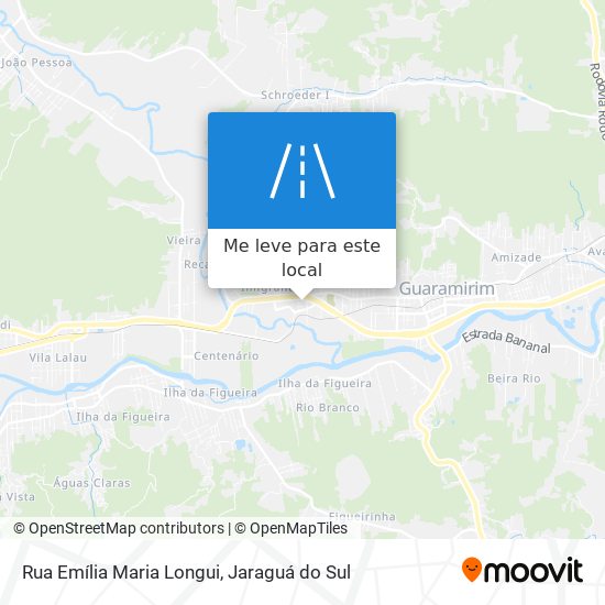 Rua Emília Maria Longui mapa