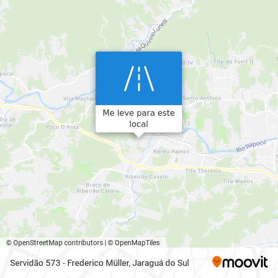 Servidão 573 - Frederico Müller mapa