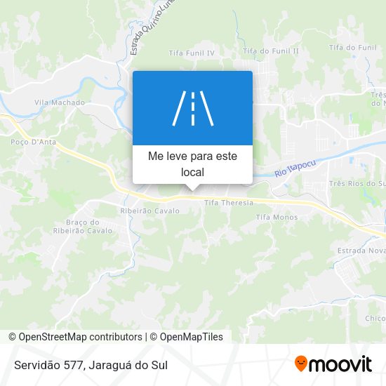 Servidão 577 mapa