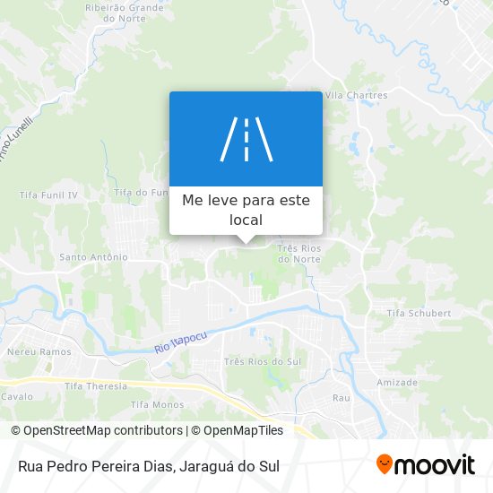 Rua Pedro Pereira Dias mapa