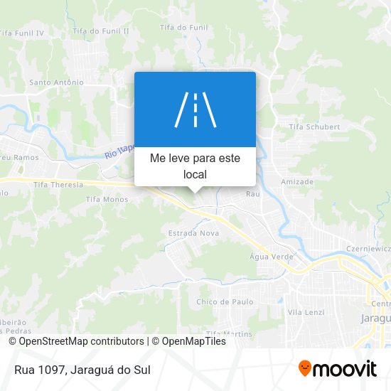 Rua 1097 mapa