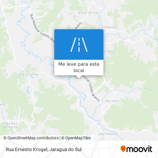 Rua Ernesto Krogel mapa