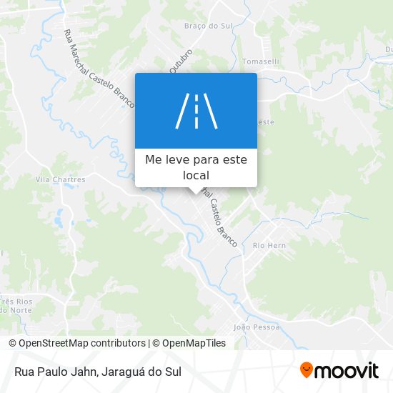 Rua Paulo Jahn mapa