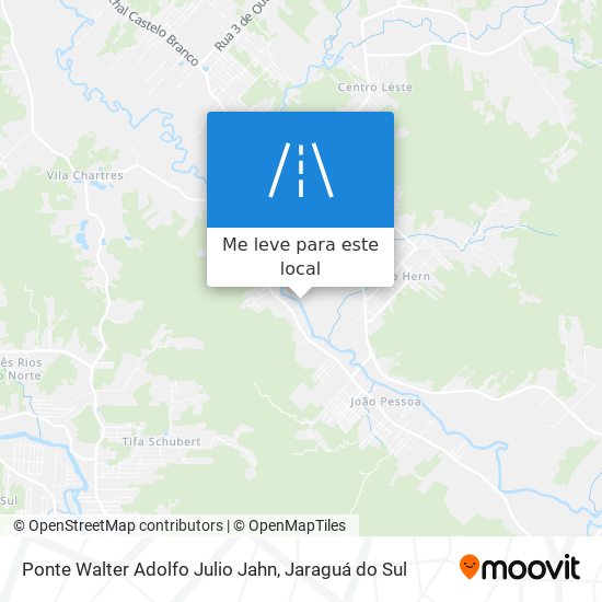 Ponte Walter Adolfo Julio Jahn mapa