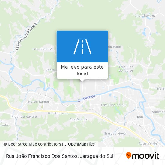 Rua João Francisco Dos Santos mapa