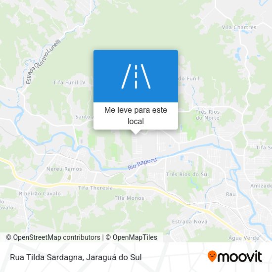 Rua Tilda Sardagna mapa