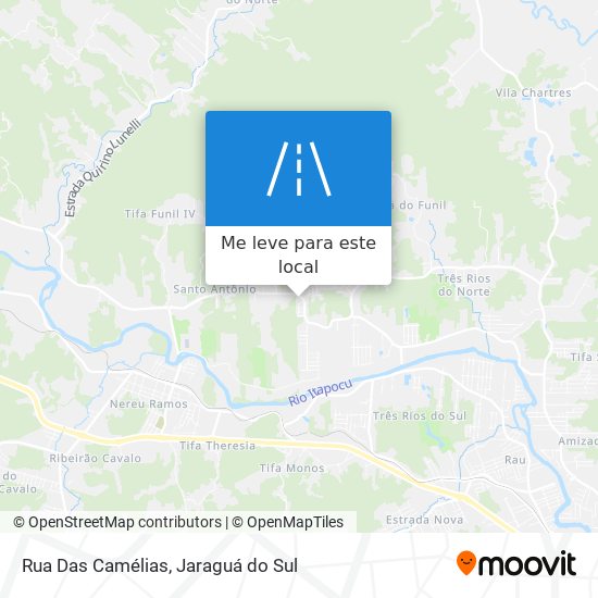 Rua Das Camélias mapa