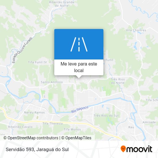 Servidão 593 mapa