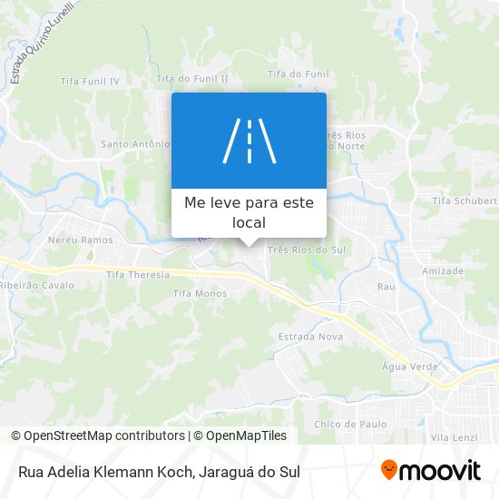 Rua Adelia Klemann Koch mapa