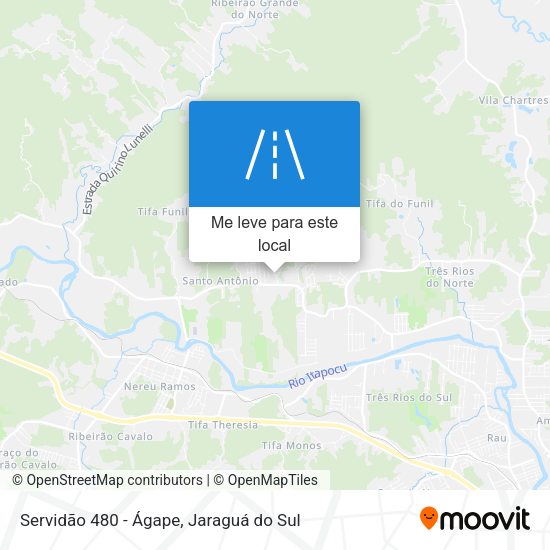Servidão 480 - Ágape mapa
